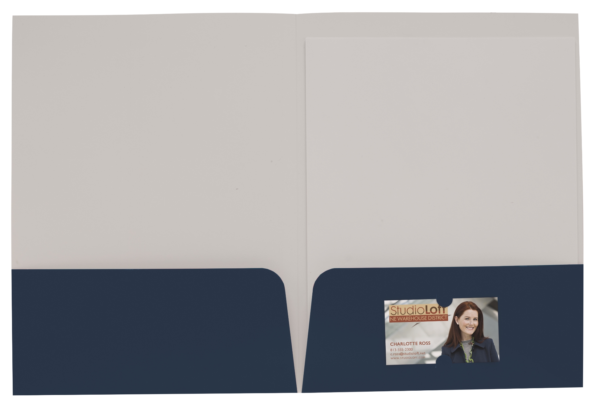 Custom Gloss Paper Folders | Professional | Filing