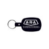 Promotional Round Rectangle Flexible Key Tag Black 501