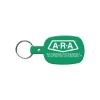 Promotional Round Rectangle Flexible Key Tag Dark Green 501