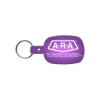 Promotional Round Rectangle Flexible Key Tag Translucent Purple 501
