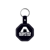 Promotional Stop Sign Flexible Key Tag Black 502