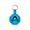 Promotional Stop Sign Flexible Key Tag Translucent Blue 502