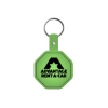 Promotional Stop Sign Flexible Key Tag Translucent Lime Green 502
