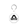 Promotional Stop Sign Flexible Key Tag White 502