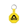 Promotional Stop Sign Flexible Key Tag Yellow 502