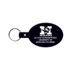 Promotional Oval Flexible Key Tag Black 504