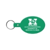 Promotional Oval Flexible Key Tag Dark Green 504