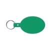 Promotional Oval Flexible Key Tag Green 504