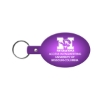 Promotional Oval Flexible Key Tag Translucent Purple 504