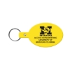 Promotional Oval Flexible Key Tag Yellow 504
