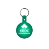 Promotional Circle Flexible Key Tag Translucent Green 505