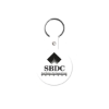 Promotional Circle Flexible Key Tag White 505