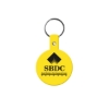 Promotional Circle Flexible Key Tag Yellow 505