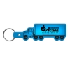 Promotional Truck Flexible Key Tag Translucent Blue 507