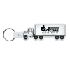Promotional Truck Flexible Key Tag Translucent Frost White 507