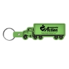 Promotional Truck Flexible Key Tag Translucent Lime Green 507