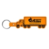 Promotional Truck Flexible Key Tag Translucent Orange 507