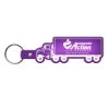 Promotional Truck Flexible Key Tag Translucent Purple 507