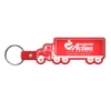 Promotional Truck Flexible Key Tag Translucent Red 507