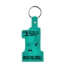 Promotional #1 Flexible Key Tag Translucent Aqua Blue 509