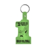 Promotional #1 Flexible Key Tag Translucent Lime Green 509