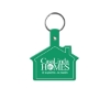 Promotional House Flexible Key Tag Dark Green 511