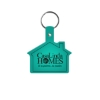 Promotional House Flexible Key Tag Translucent Aqua Blue 511