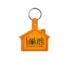 Promotional House Flexible Key Tag Translucent Orange 511