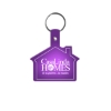 Promotional House Flexible Key Tag Translucent Purple 511