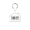 Promotional House Flexible Key Tag White 511