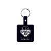 Promotional Square Flexible Key Tag Black 512