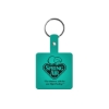 Promotional Square Flexible Key Tag Translucent Aqua Blue 512