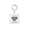 Promotional Square Flexible Key Tag Translucent Frost White 512