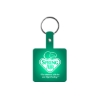 Promotional Square Flexible Key Tag Translucent Green 512