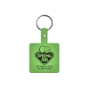 Promotional Square Flexible Key Tag Translucent Lime Green 512