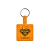 Promotional Square Flexible Key Tag Translucent Orange 512