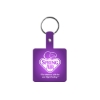 Promotional Square Flexible Key Tag Translucent Purple 512