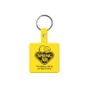 Promotional Square Flexible Key Tag Yellow 512