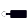 Promotional Rectangle Flexible Key Tag Black 516