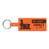 Promotional Rectangle Flexible Key Tag Orange 516