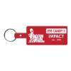 Promotional Rectangle Flexible Key Tag Red 516