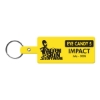 Promotional Rectangle Flexible Key Tag Yellow 516