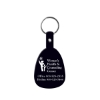 Promotional Tab Flexible Key Tag Black 519