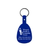 Promotional Tab Flexible Key Tag Blue 519