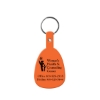 Promotional Tab Flexible Key Tag Orange 519