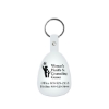 Promotional Tab Flexible Key Tag Translucent Frost White 519