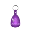 Promotional Tab Flexible Key Tag Translucent Purple 519