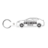 Promotional Car Flexible Key Tag White 520