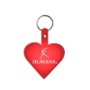 Custom Heart Flexible Key Tag with Logo 522