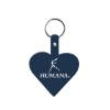 Promotional Heart Flexible Key Tag Dark Blue 522